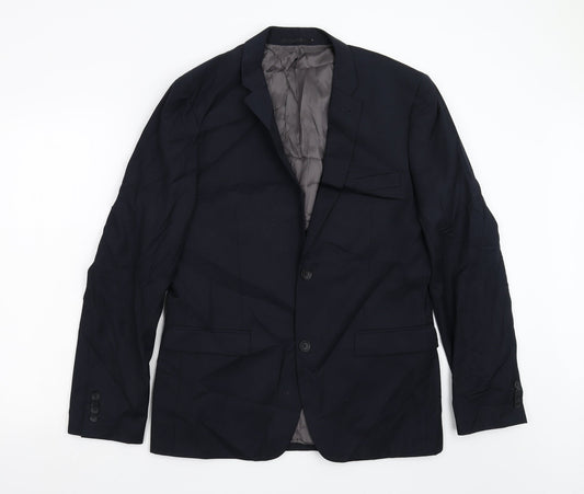 Topman Mens Blue   Jacket Blazer Size 40
