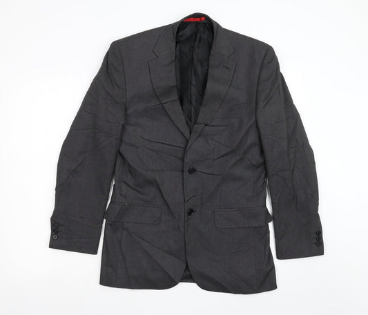 Burton Mens Grey   Jacket Blazer Size 36