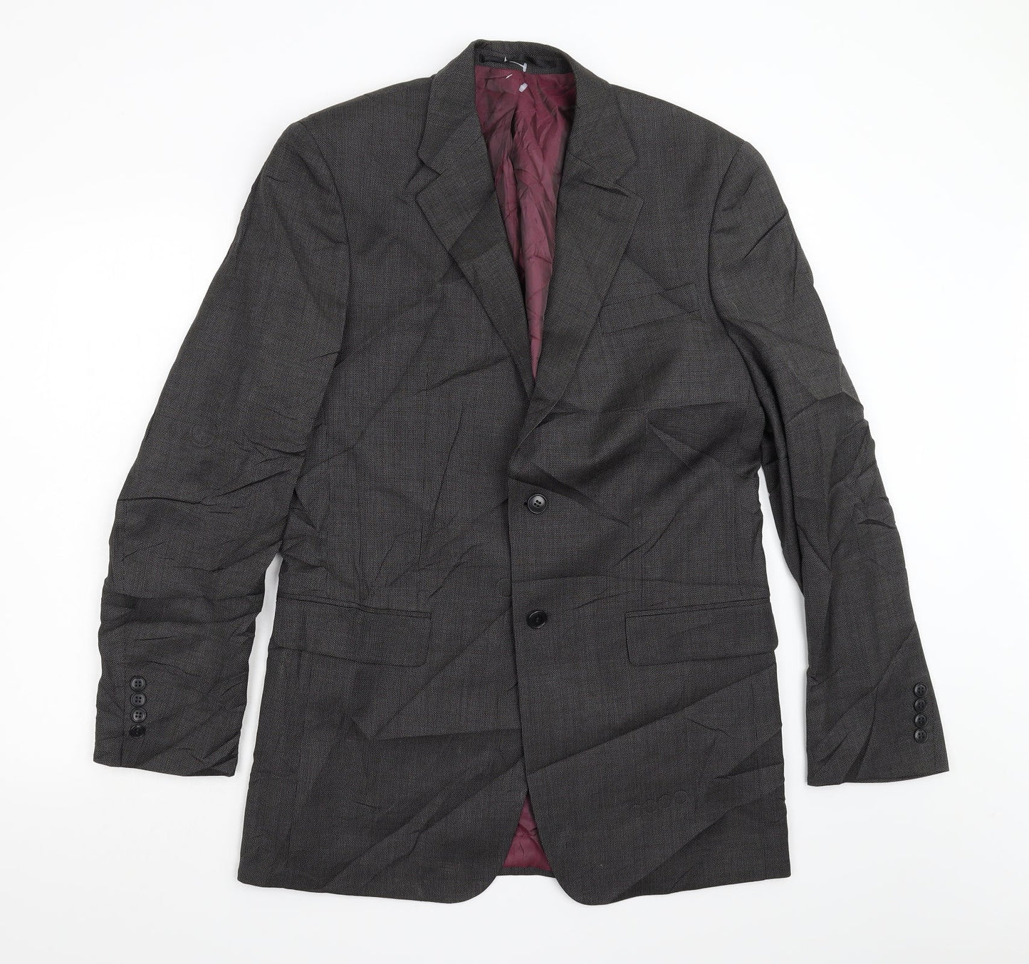 John Lewis Mens Grey   Jacket Blazer Size 38