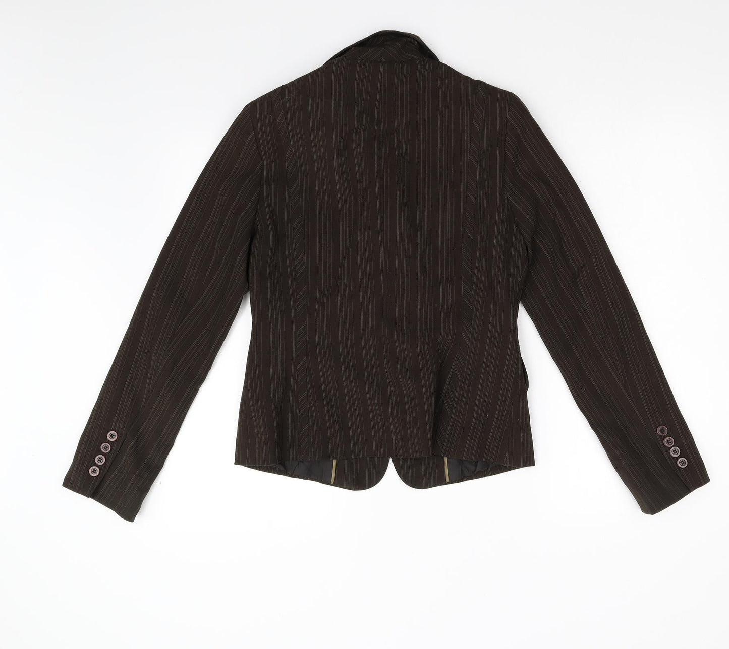 Evie Womens Brown   Jacket Blazer Size 10