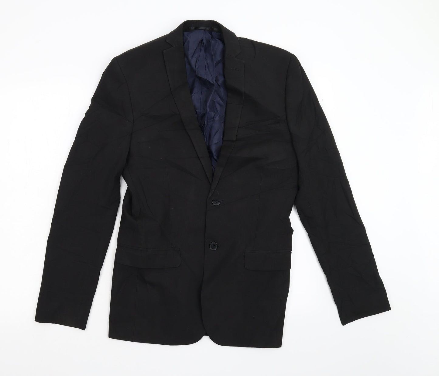 Red Herring Mens Black   Jacket Blazer Size 36
