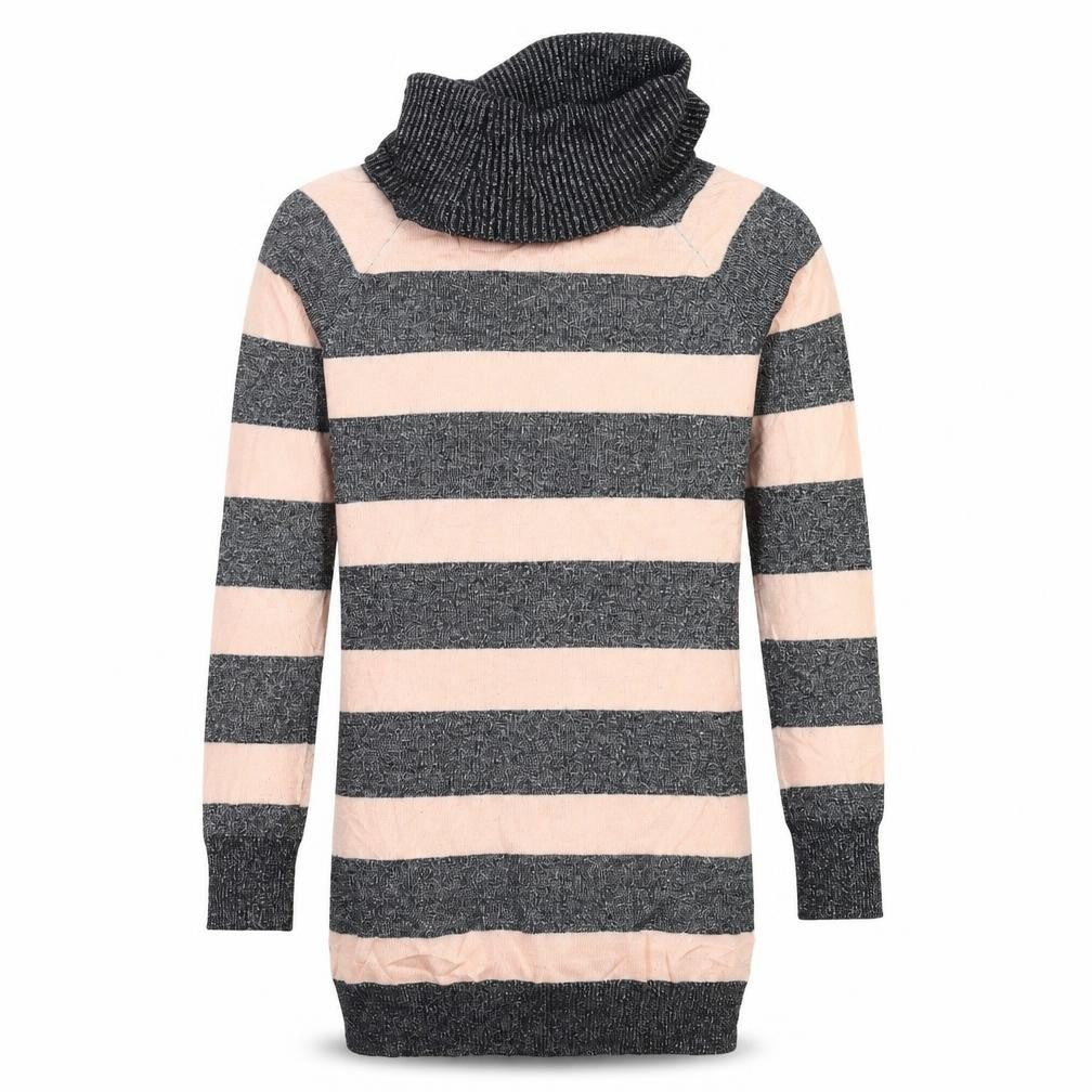 H&M Girls Multicoloured Striped Knit Pullover Jumper Size 14 Years