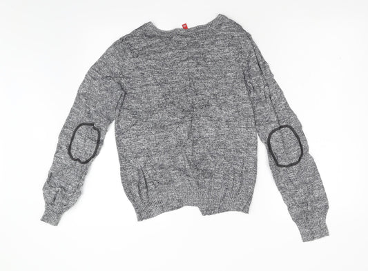 Divided Womens Grey  Knit Cardigan Jumper Size M