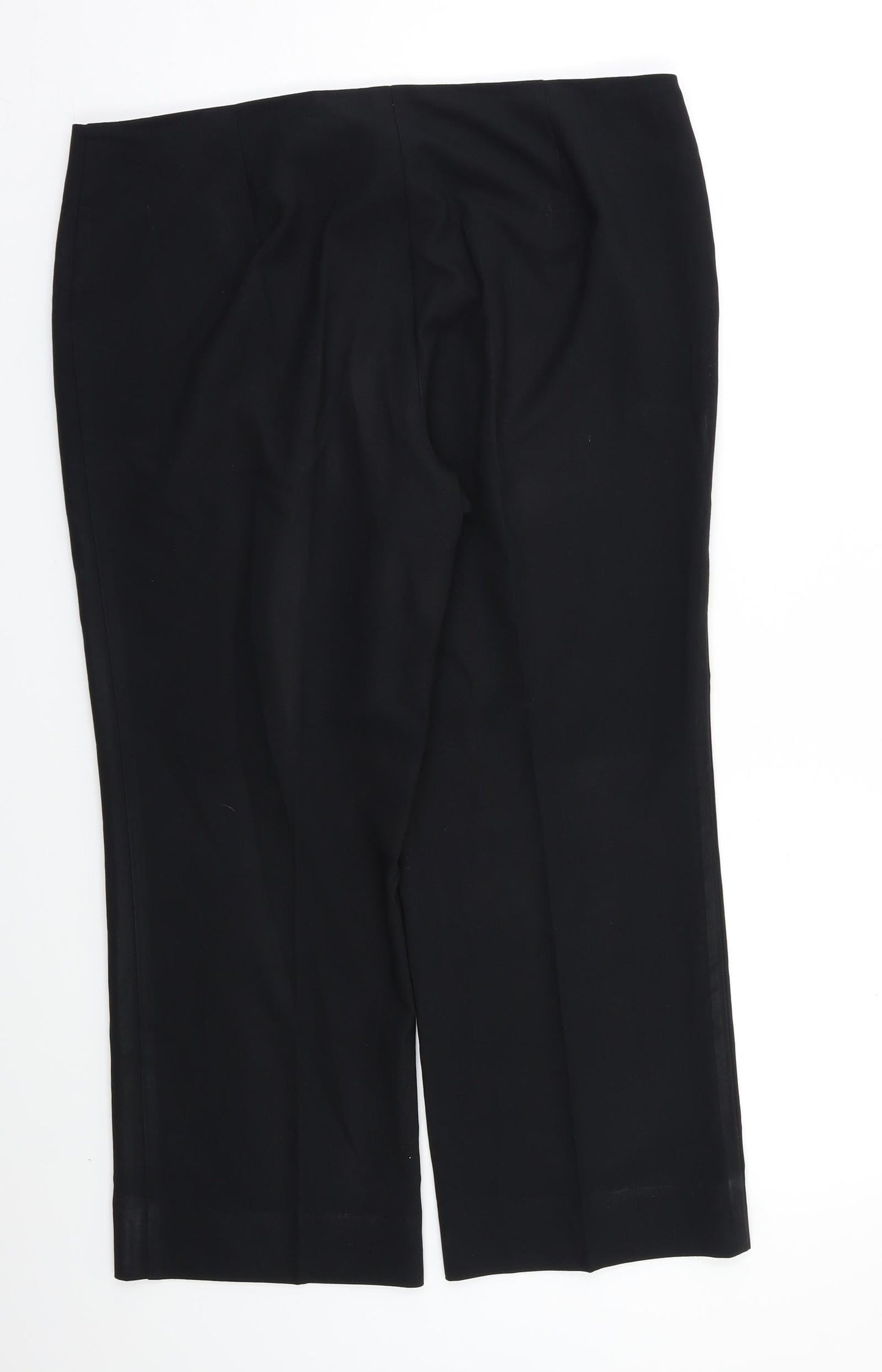 M&S Womens Black   Dress Pants Trousers Size 16 L21 in