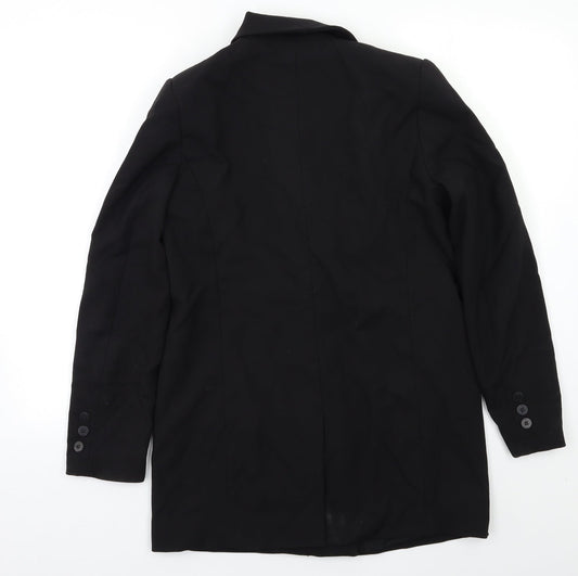 H&M Womens Black   Gilet Blazer Size 8