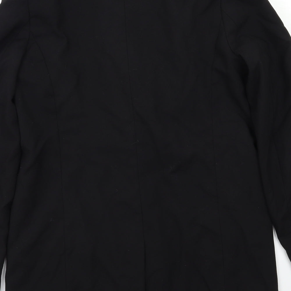 H&M Womens Black   Gilet Blazer Size 8