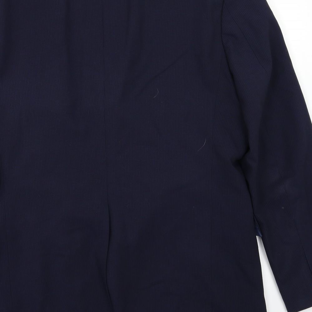 Lloyds Mens Blue Striped  Jacket Blazer Size 42