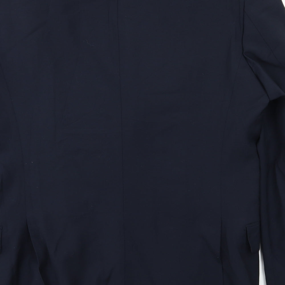 Angelico Mens Blue   Jacket Blazer Size L