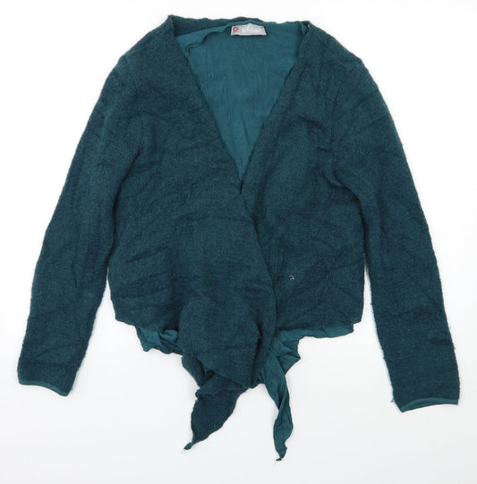 texmaix Womens Green   Cape Jumper Size 14