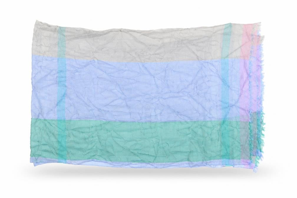 Preworn Womens Multicoloured Check   Shawl/Wrap