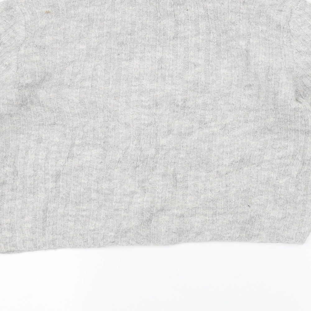 H&M Womens Grey   Pullover Jumper Size S