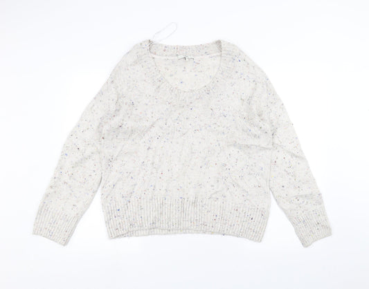 NEXT Womens White   Pullover Jumper Size 14
