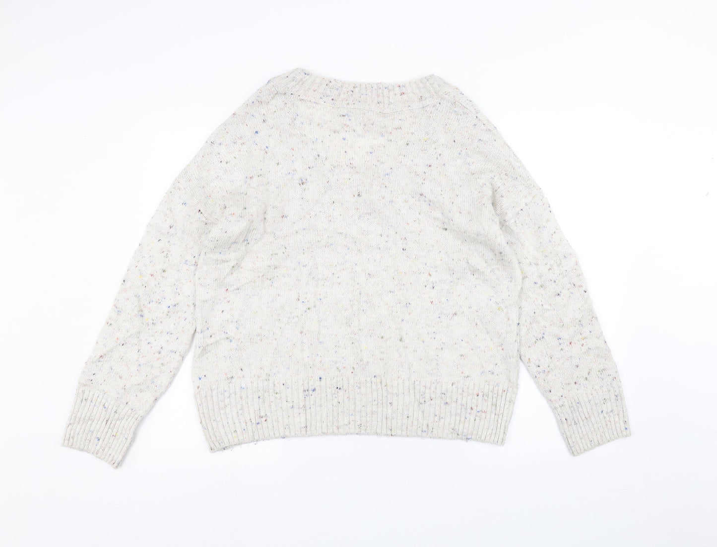 NEXT Womens White   Pullover Jumper Size 14