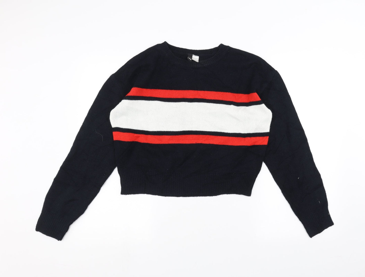 H&M Womens Blue   Pullover Jumper Size XS