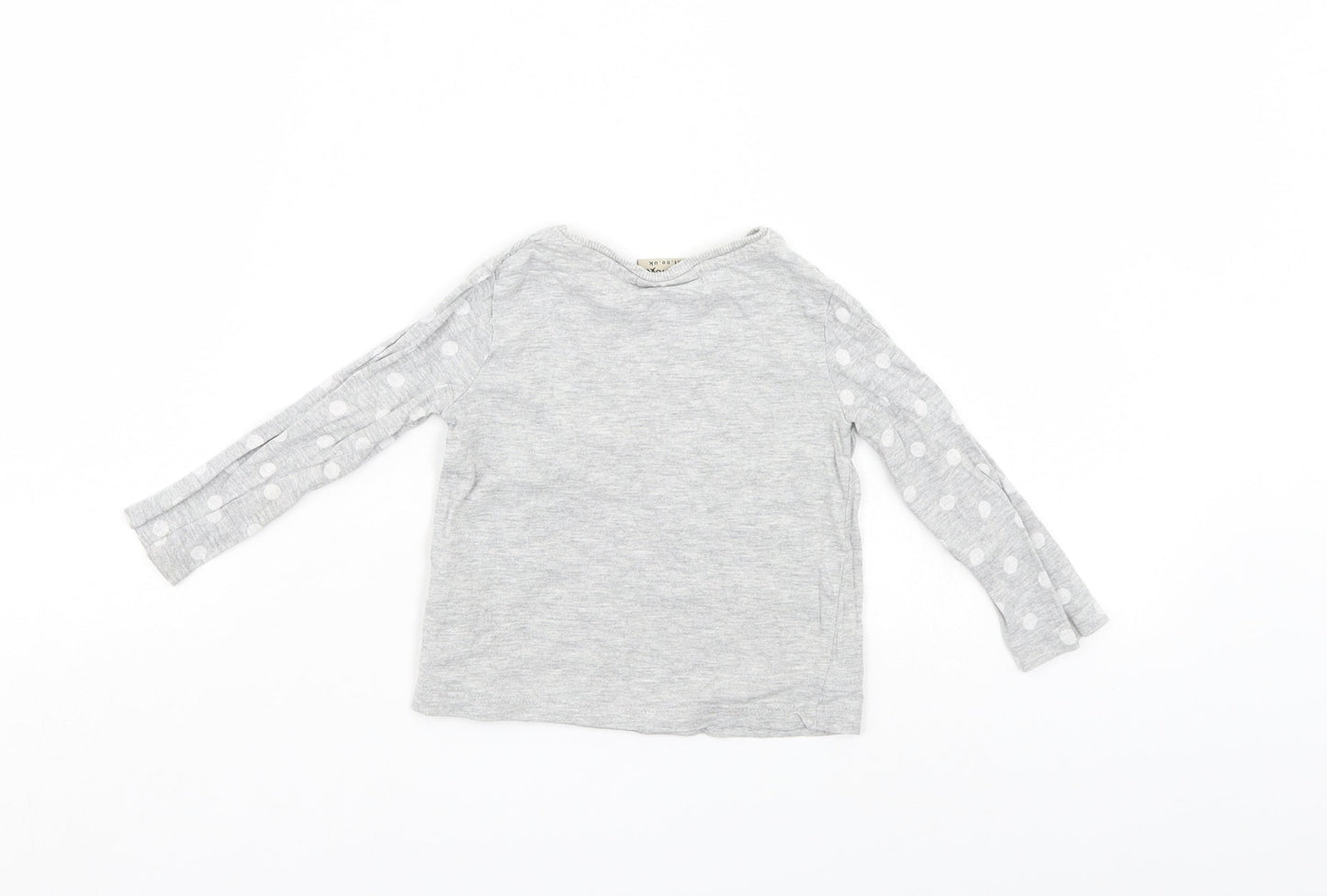 NEXT Girls Grey   Pullover Jumper Size 9-12 Months