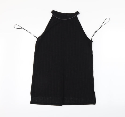 FRF Womens Black   Basic T-Shirt Size 12