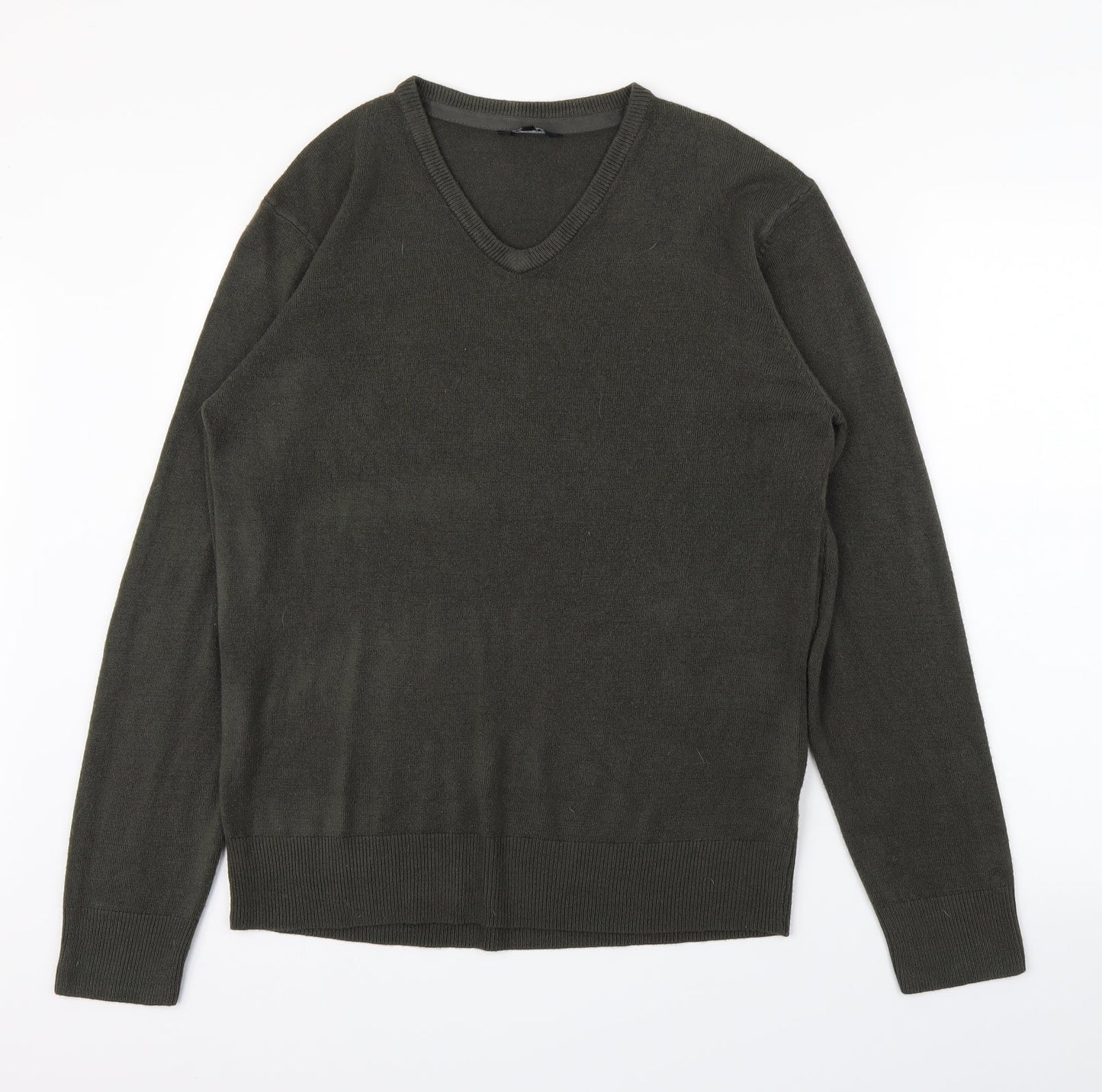 peacock Mens Green   Pullover Jumper Size L