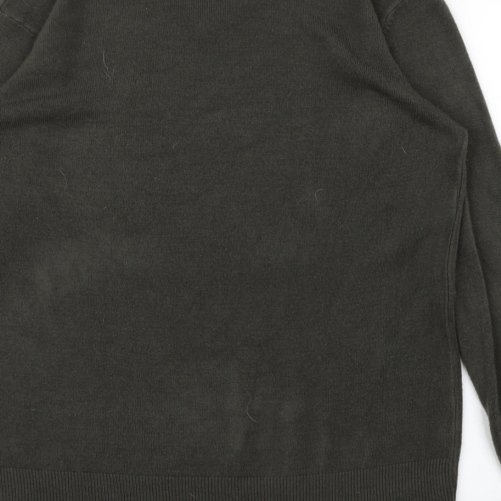peacock Mens Green   Pullover Jumper Size L
