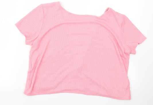 Preworn Womens Pink   Cardigan Jumper Size S