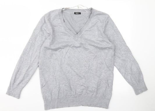 M&Co Womens Grey   Pullover Jumper Size XL