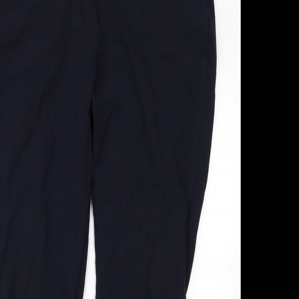 m&s Womens Blue   Trousers  Size 14 L20 in