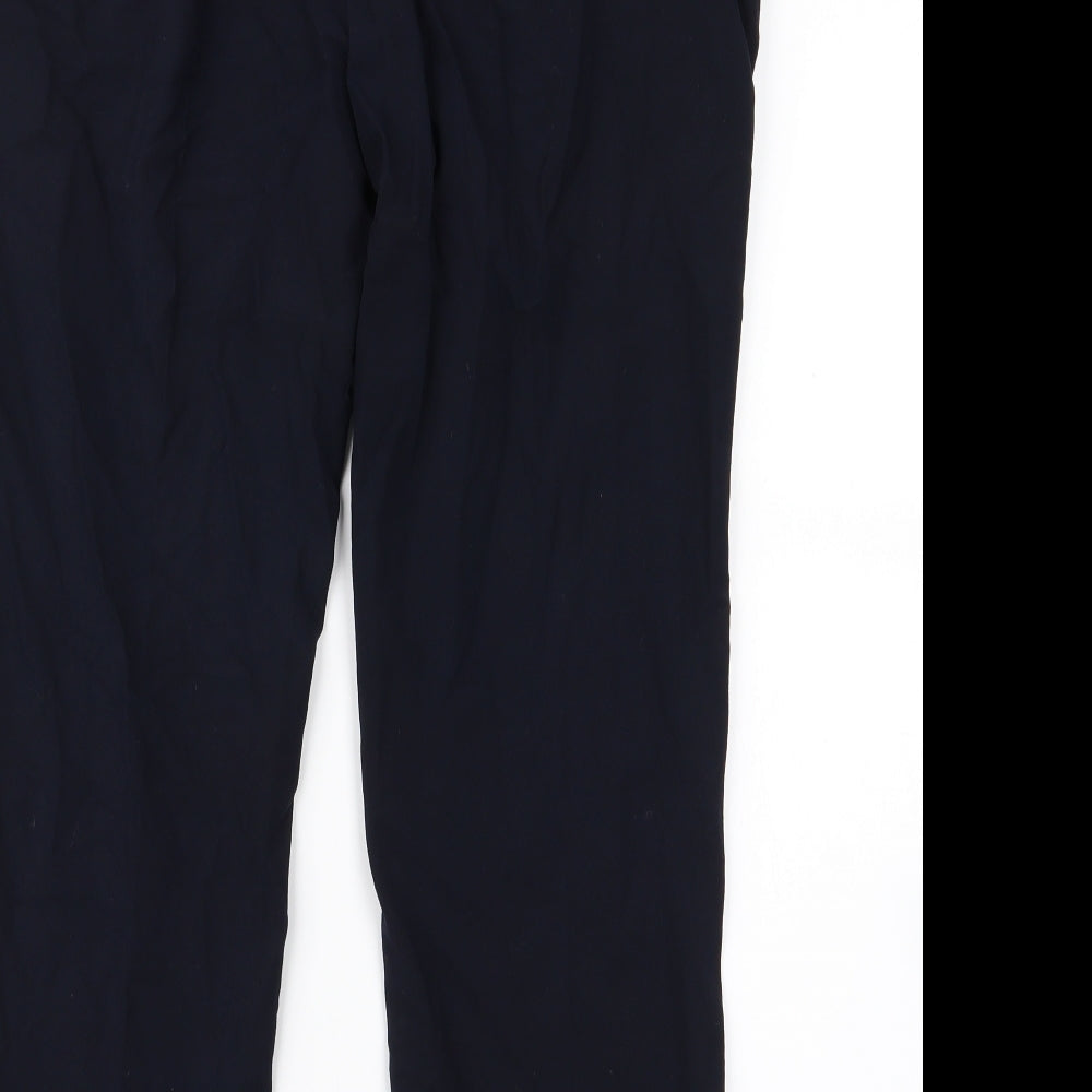 m&s Womens Blue   Trousers  Size 14 L20 in