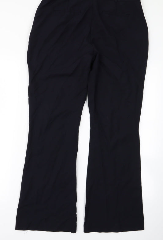 BHS Womens Blue   Trousers  Size 34 L25 in