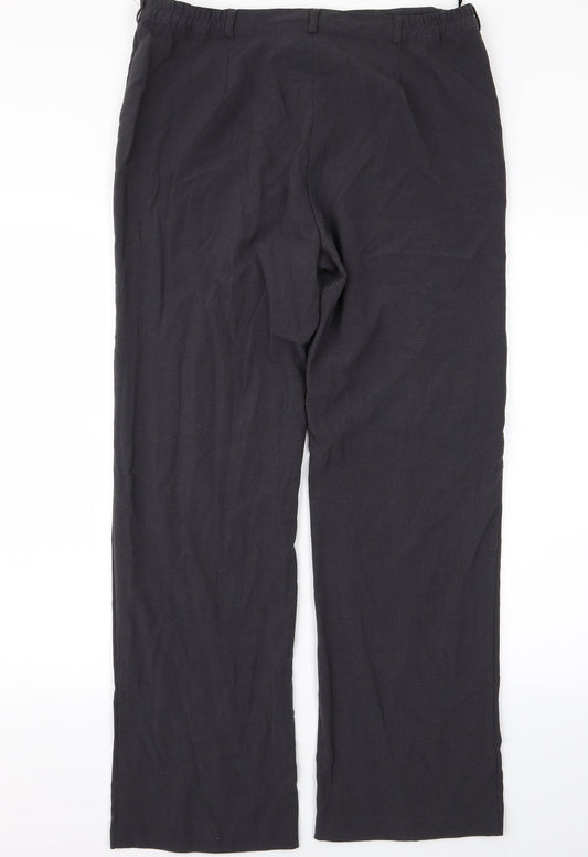 debanhams Womens Grey   Trousers  Size 12 L28 in