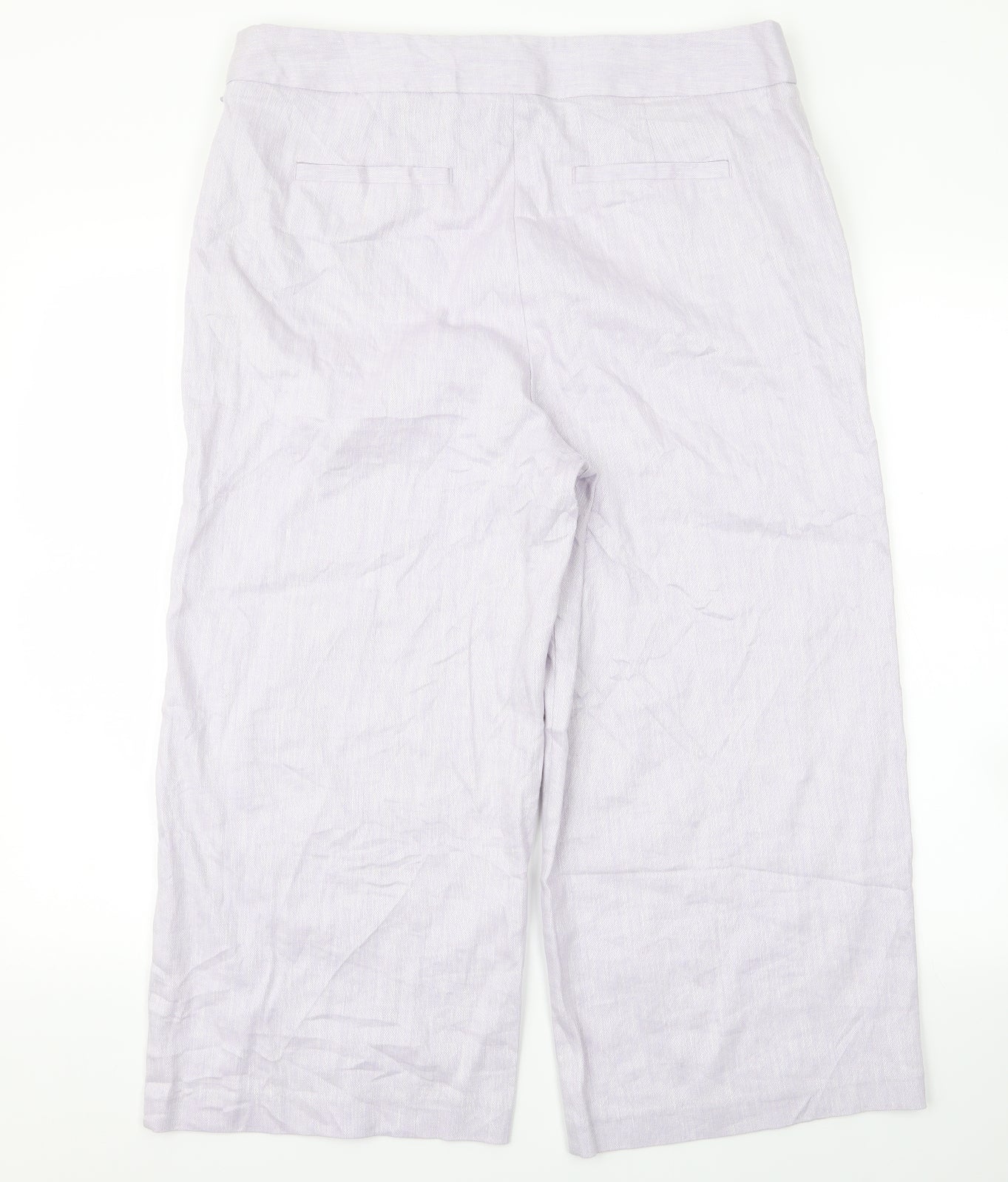 m&s Womens Purple   Trousers  Size 16
