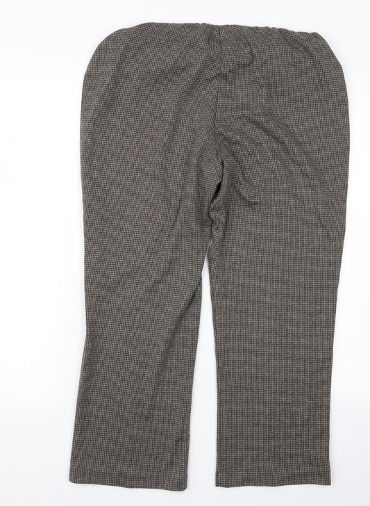 bonmrache Womens Brown   Trousers  Size 14 L20 in