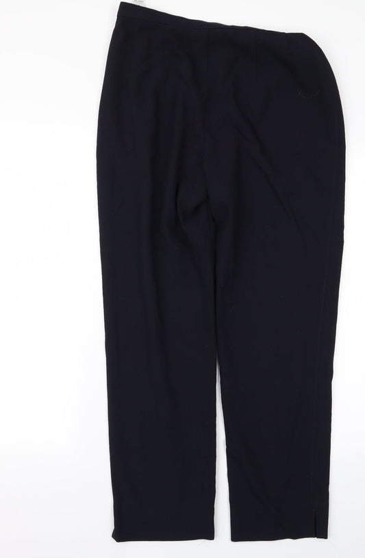 m&s Womens Blue   Trousers  Size 14 L21 in