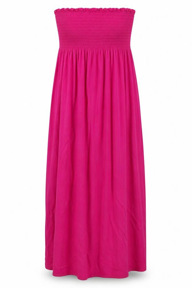Preworn Womens Purple   A-Line  Size M  - strapless, elastic