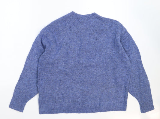 H&M Womens Black  Knit Pullover Jumper Size S
