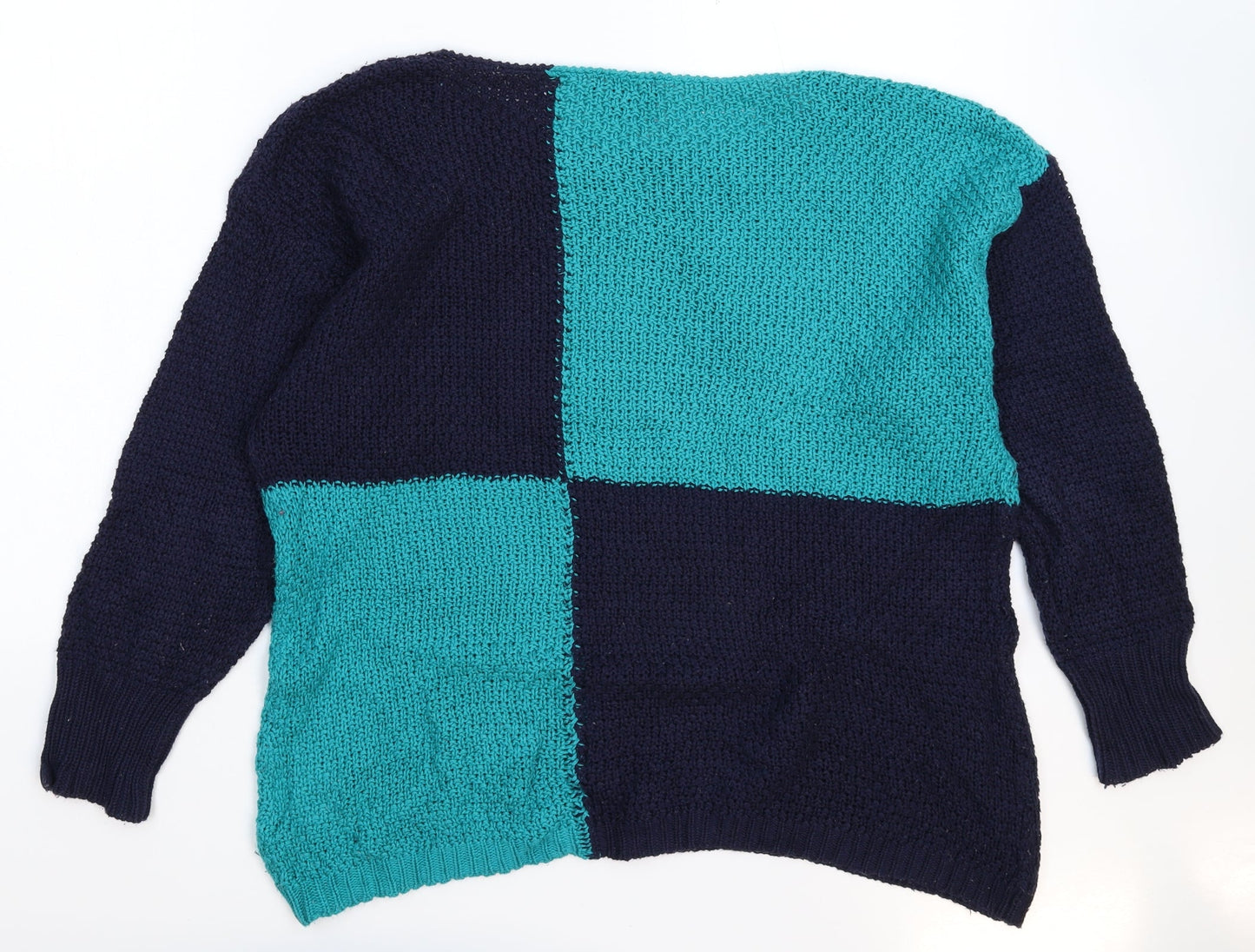 Marble Womens Multicoloured  Knit Pullover Jumper Size XL