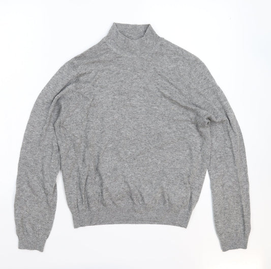 New Look Womens Grey  Knit Pullover Jumper Size 14