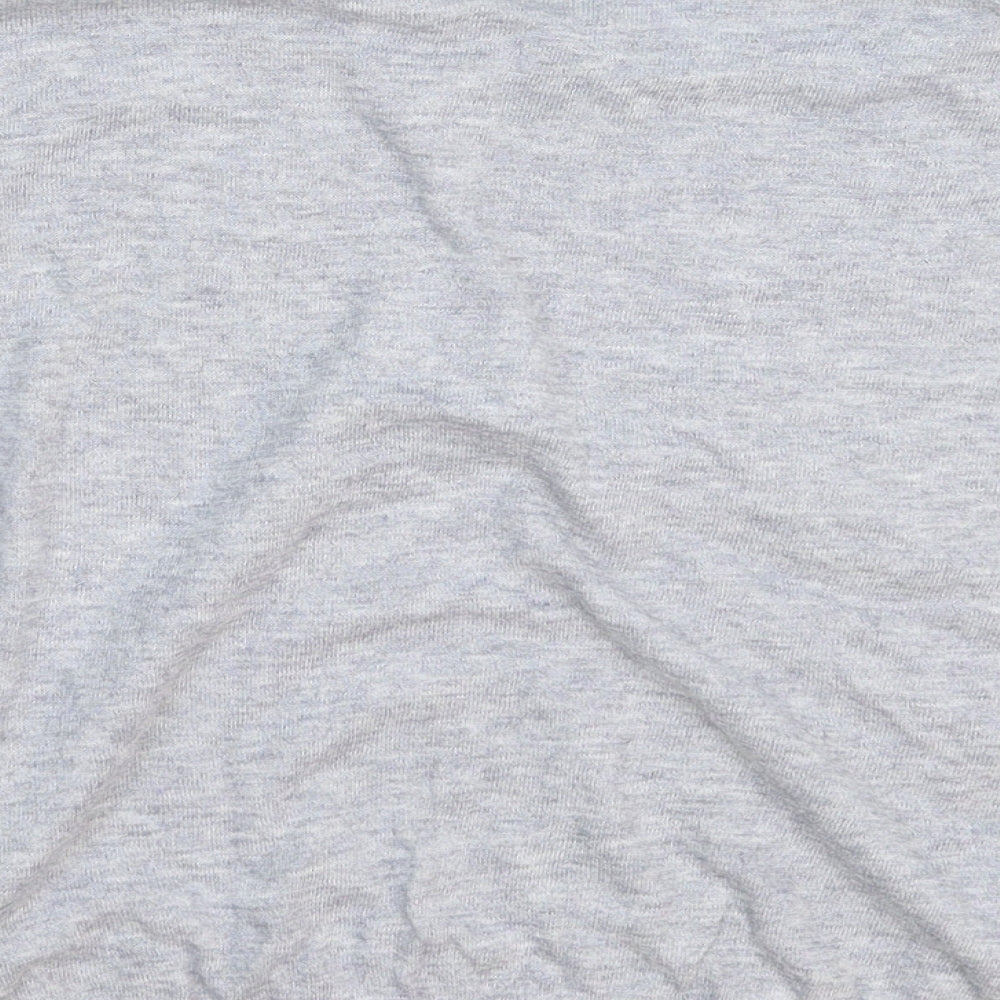 Topshop Womens Grey  Knit Pullover Jumper Size 8