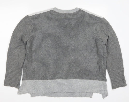 Principles Womens Grey  Knit Pullover Jumper Size 16