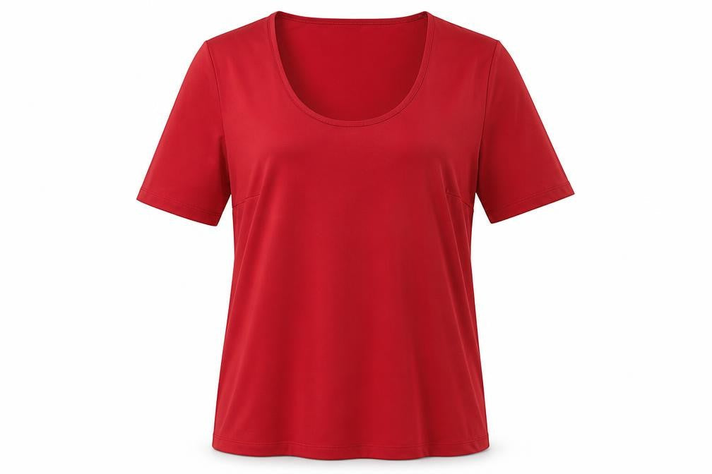 TS Womens Red   Basic T-Shirt Size XS