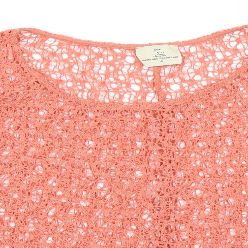 NEXT Womens Orange   Pullover Jumper Size 16