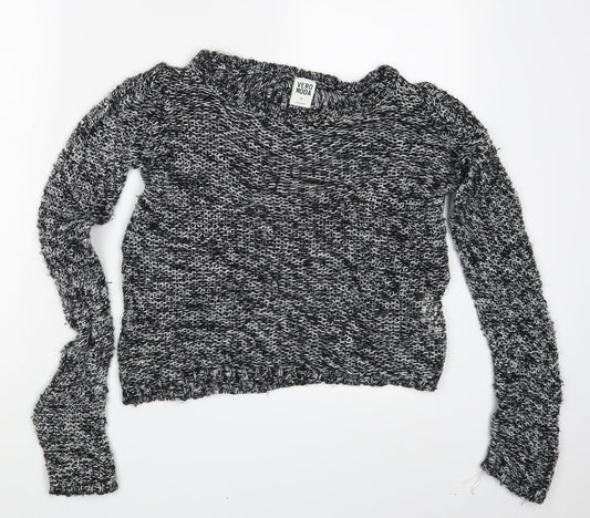 Vera Moda Womens Grey   Pullover Jumper Size XS