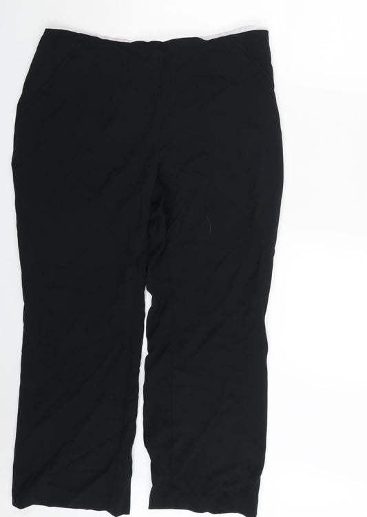 prewor Womens Black   Trousers  One Size L26 in