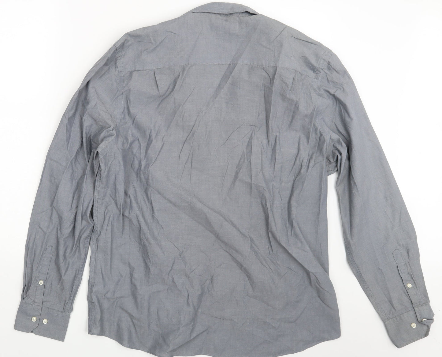 NEXT Mens Grey    Button-Up Size L