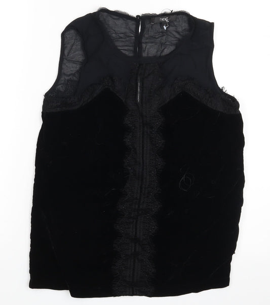 NEXT Womens Black   Basic Blouse Size 6