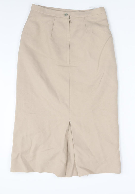 Preworn Womens Beige   A-Line Skirt One Size