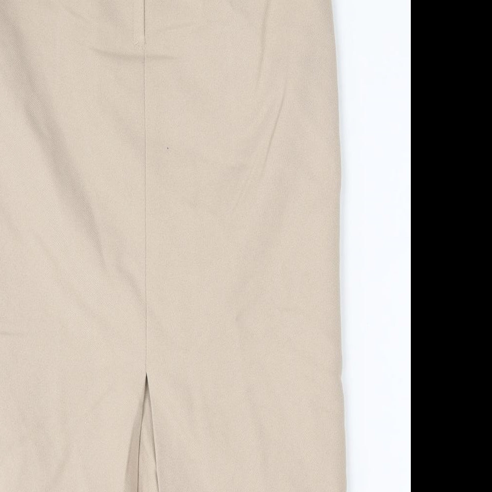 Preworn Womens Beige   A-Line Skirt One Size
