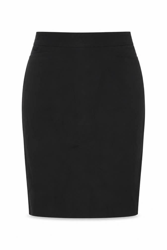 M&S Womens Black   A-Line Skirt Size 8