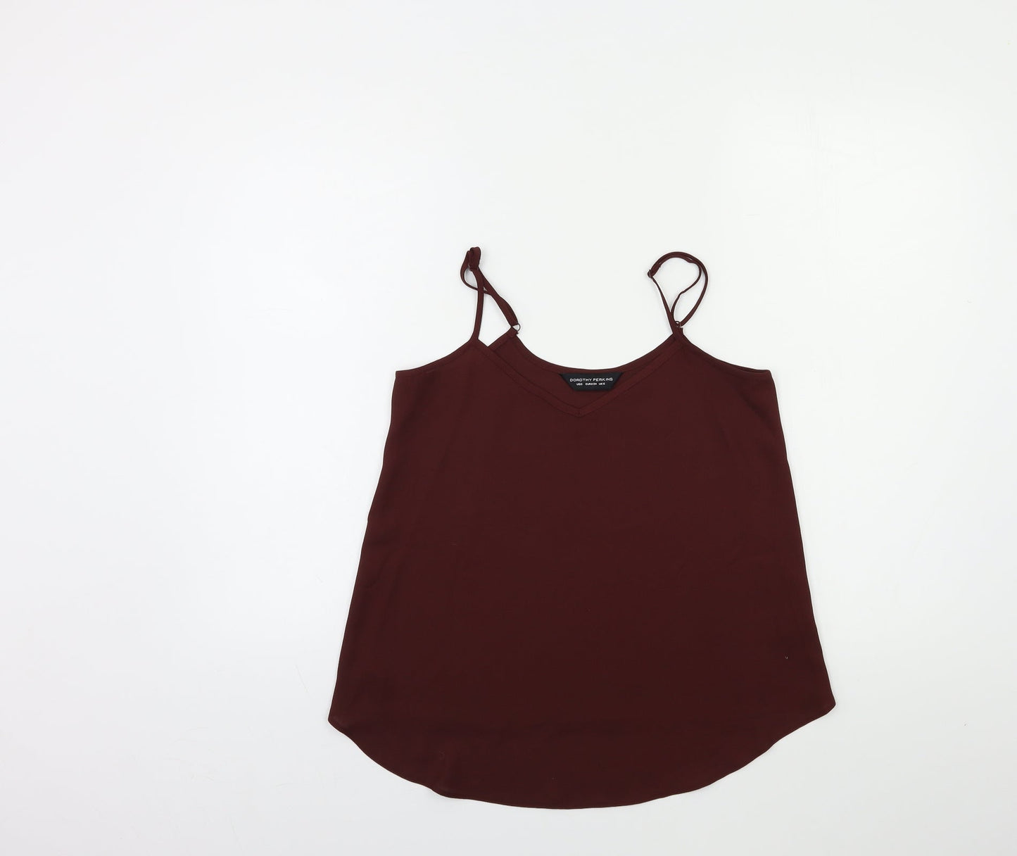 Dorothy Perkins Womens Brown   Basic Tank Size 6