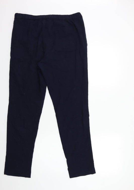 H&M Womens Blue   Trousers  Size 34 in L31 in