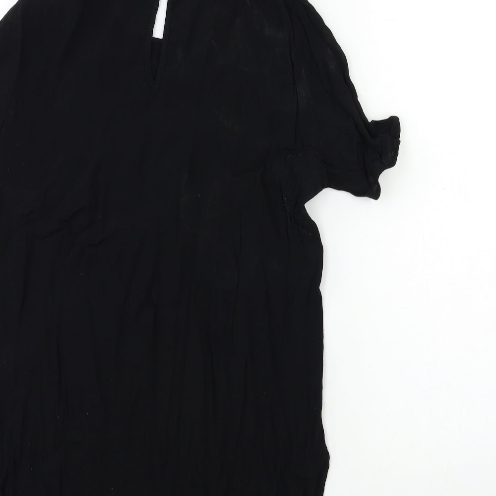 H&M Womens Black   Basic T-Shirt Size 8