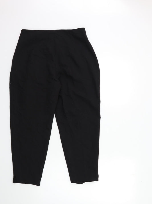 ASOS Womens Black   Trousers  Size 12 L25 in
